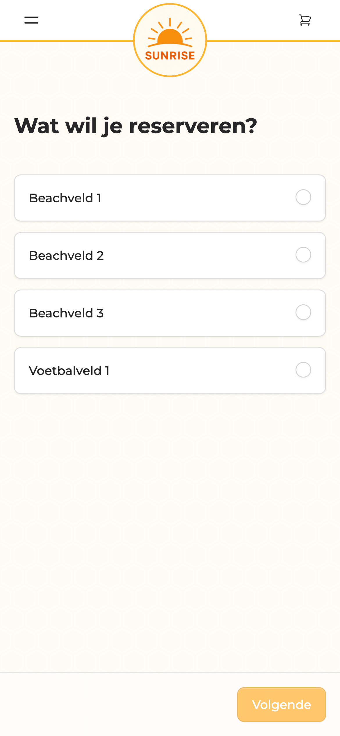 Customizable reservation page image